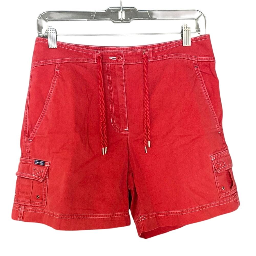 *Ralph Lauren Red Cargo Shorts Size 4
